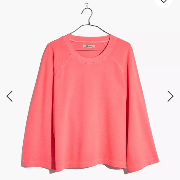 Madewell Terry Raglan Sweatshirt NWT Size XS - Picture 2 of 6